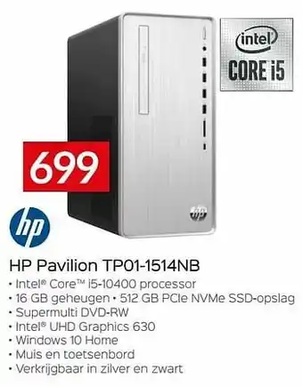 Selexion Hp pavilion tp01-1514nb aanbieding
