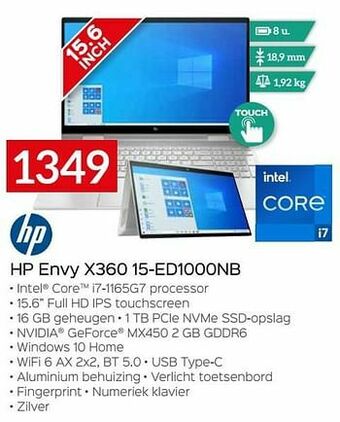 Hp envy x360 15-ed1000nb