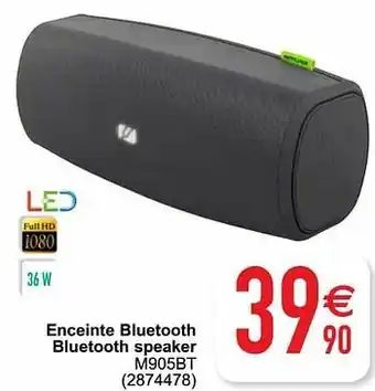 Cora Enceinte bluetooth bluetooth speaker m905bt aanbieding
