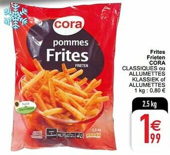 Cora Frites frieten cora aanbieding