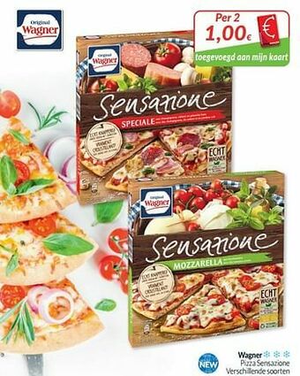 Intermarché Wagner pizza sensazione aanbieding