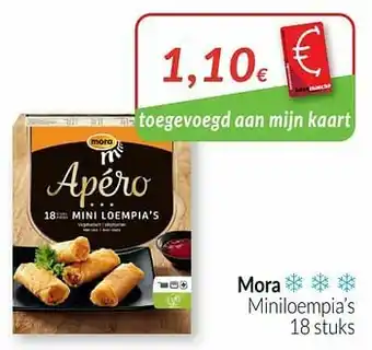 Intermarché Mora miniloempia`s aanbieding