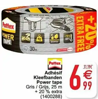 Adhésif kleefbanden power tape
