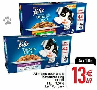 Aliments pour chats kattenvoeding felix