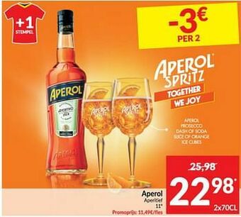 Intermarché Aperol aperitief aanbieding