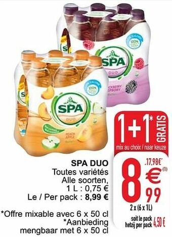 Cora Spa duo aanbieding