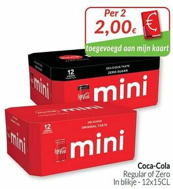 Intermarché Coca-cola regular of zero aanbieding