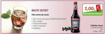 L`héritier-guyot crème de cassis 15°