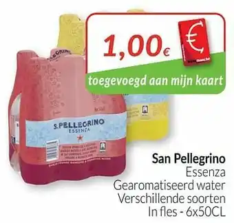 Intermarché San pellegrino essenza gearomatiseerd water aanbieding