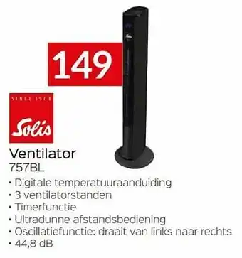 Solis ventilator 757bl