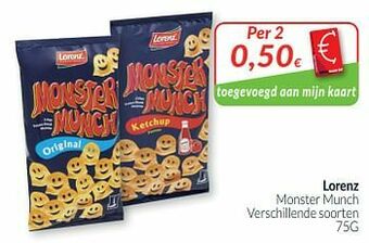 Intermarché Lorenz monster munch aanbieding