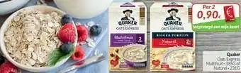 Intermarché Quaker oats express multifruit of naturel aanbieding