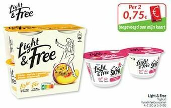 Light + free yoghurt