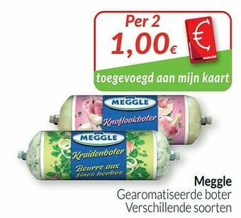 Intermarché Meggle gearomatiseerde boter aanbieding