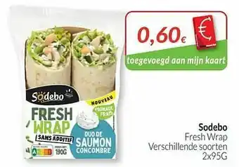 Intermarché Sodebo fresh wrap aanbieding