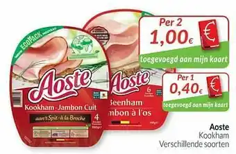 Intermarché Aoste kookham aanbieding