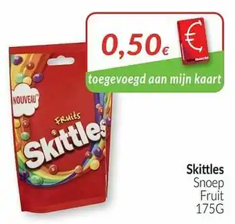 Skittles snoep fruit