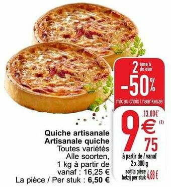 Cora Quiche artisanale artisanale quiche aanbieding