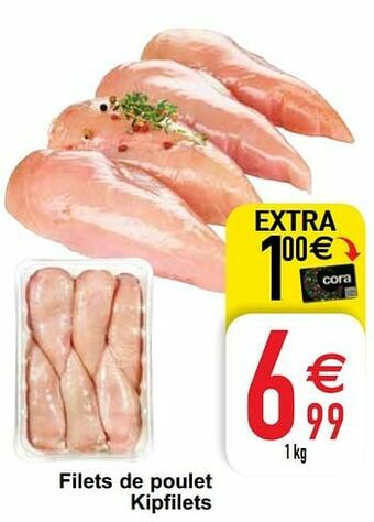 Cora Filets de poulet kipfilets aanbieding