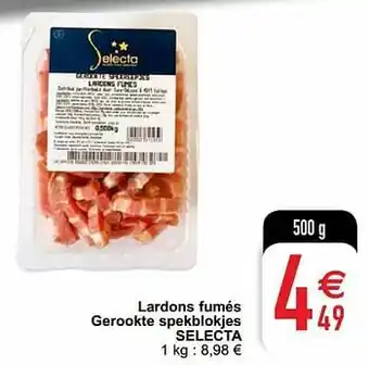 Lardons fumés gerookte spekblokjes selecta