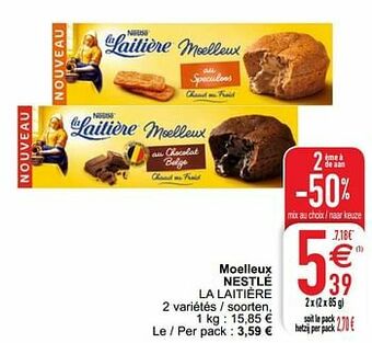 Cora Moelleux nestlé la laitière aanbieding
