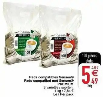 Cora Pads compatibles senseo pads compatibel met senseo premium aanbieding