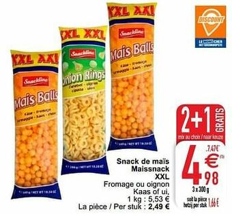 Cora Snack de maïs maissnack xxl aanbieding