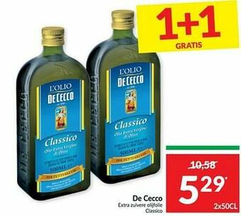 Intermarché De cecco extra zuivere olijfolie classico aanbieding