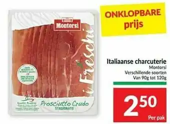 Italiaanse charcuterie montorsi