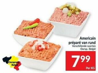 Intermarché Americain préparé van rund aanbieding
