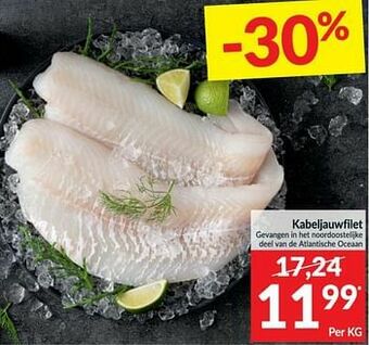 Intermarché Kabeljauwfilet aanbieding