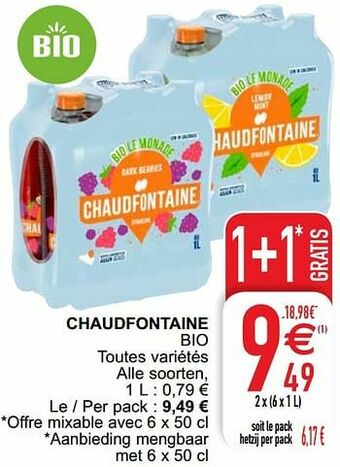 Cora Chaudfontaine bio aanbieding