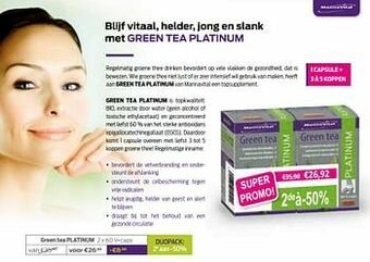 Green tea platinum