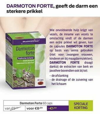 Mannavita Darmoton forte aanbieding