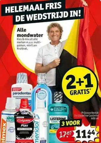 Kruidvat Listerine coolmint aanbieding