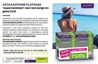 Mannavita Astaxanthine platinum aanbieding