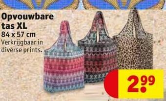 Opvouwbare tas xl