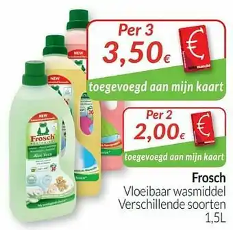 Intermarché Frosch vloeibaar wasmiddel aanbieding