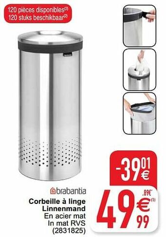Cora Corbeille à linge linnenmand aanbieding
