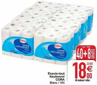 Cora Essuie-tout keukenrol cora aanbieding