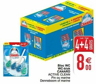 Cora Bloc wc wc-blok canard active clean aanbieding