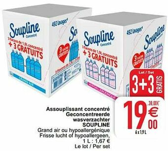 Cora Assouplissant concentré geconcentreerde wasverzachter soupline aanbieding