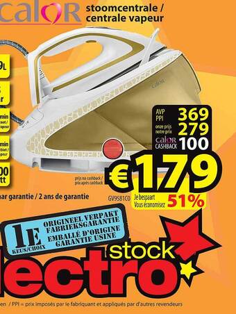 ElectroStock Calor Stoomcentrale aanbieding
