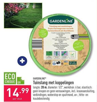 ALDI Tuinslang Met Koppelingen aanbieding