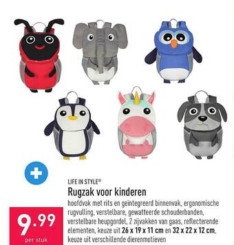 ALDI Rugzak Voor Kinderen aanbieding