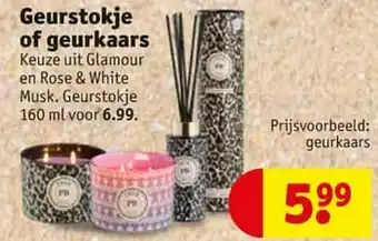 Kruidvat Geurstokje of geurkaars aanbieding