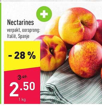 ALDI Nectarines aanbieding