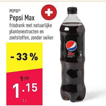 ALDI Pepsi Max aanbieding