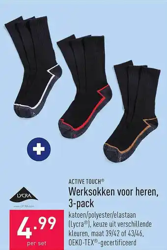 ALDI Werksokken Voor Heren aanbieding