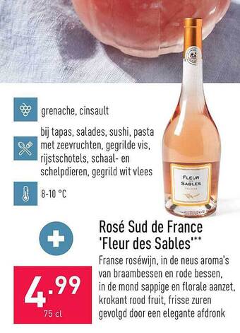 ALDI Rosé Sud De France Fleur Des Sables aanbieding